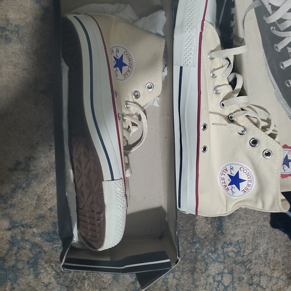 Converse Kids High-Top Sneakers - Beige